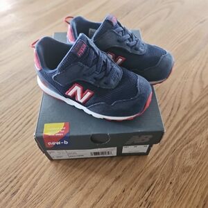 New Balance Kids' Blue and Red Sneakers